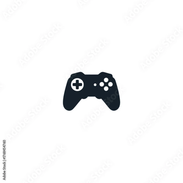 Fototapeta game controller joystick icon 