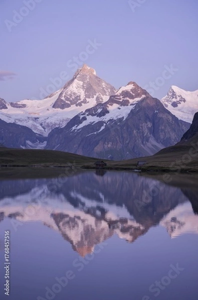 Fototapeta mountain lake reflection