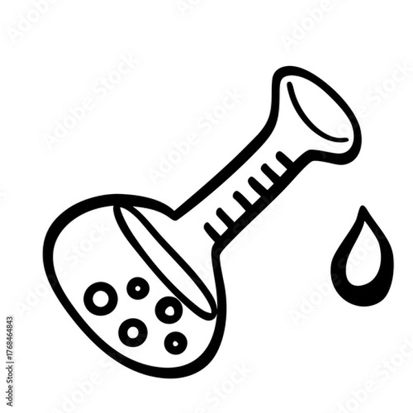 Obraz Science Tools Doodle Outline