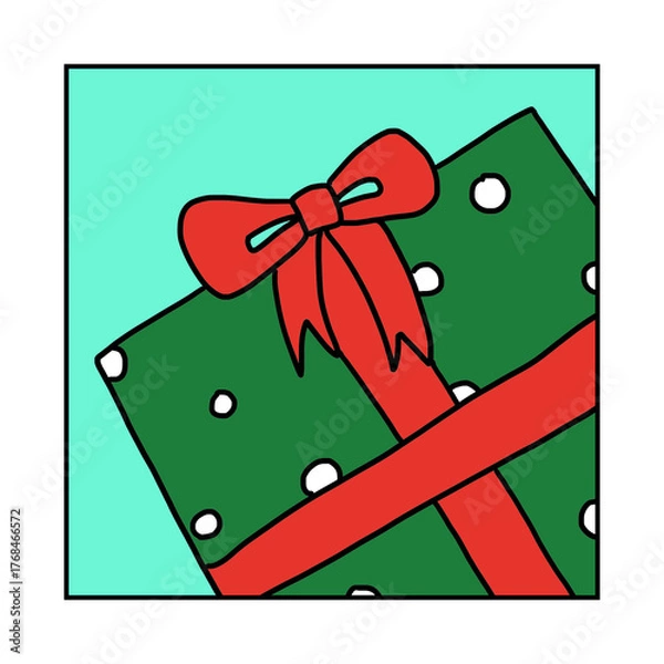 Obraz Christmas icons set.