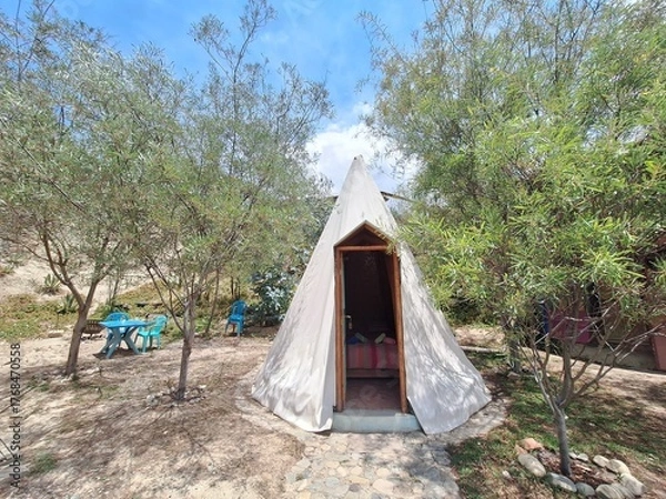 Obraz Tipi tent in the forest