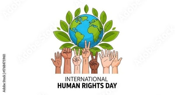 Fototapeta International Human Rights Day
