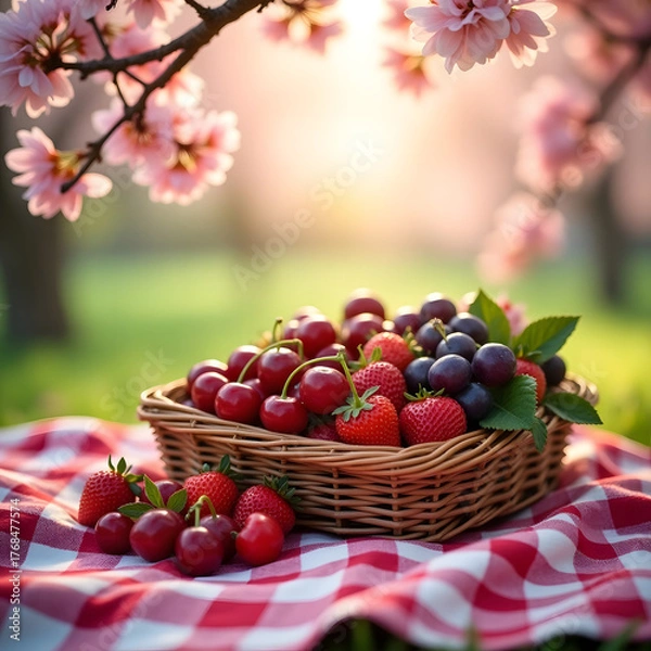 Obraz apples and berries