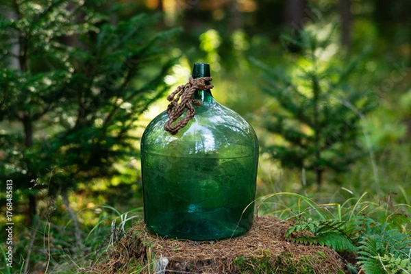 Fototapeta 大型のガラス瓶　アンティーク、