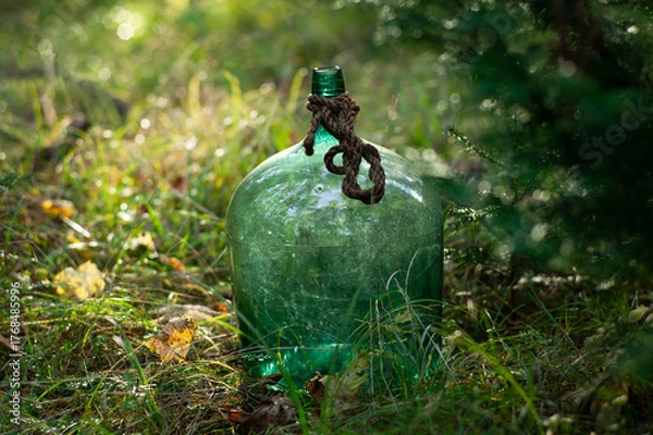 Fototapeta 大型のガラス瓶　アンティーク、