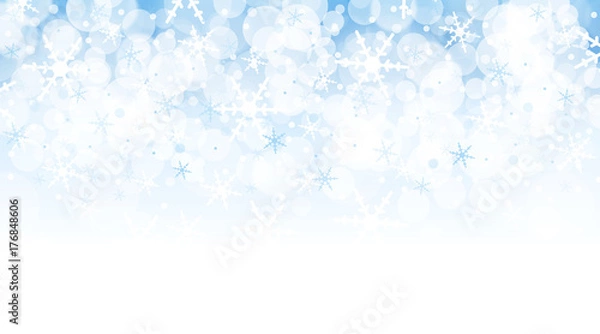 Obraz Kryształy lodu w tle