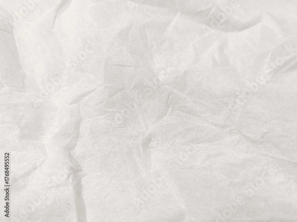 Fototapeta くしゃくしゃにシワのついた紙　拡大画像