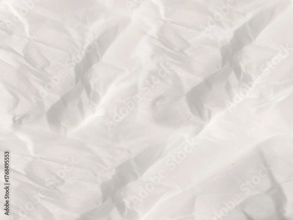 Fototapeta くしゃくしゃにシワのついた紙　拡大画像