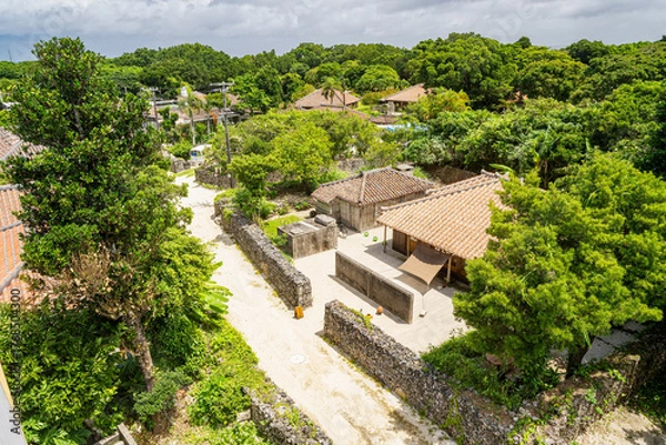 Fototapeta 沖縄-【竹富島－竹富島の風景】
