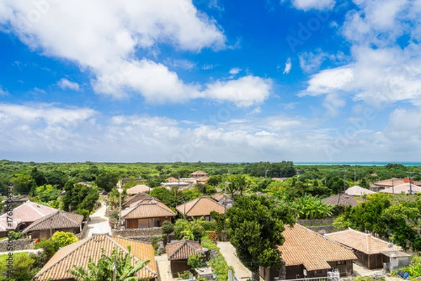 Fototapeta 沖縄-【竹富島－竹富島の風景】