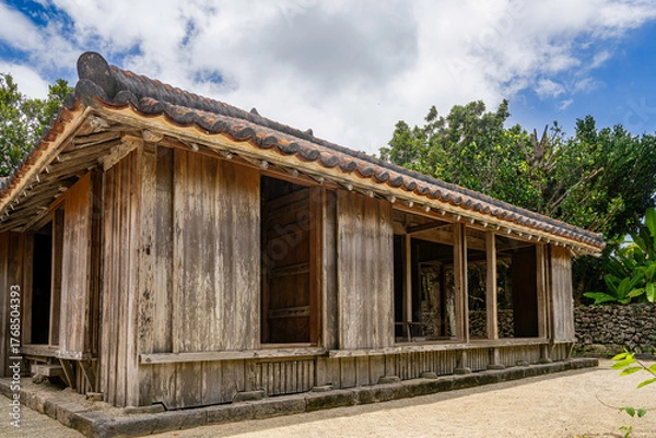 Fototapeta 沖縄-【竹富島－竹富島の風景】