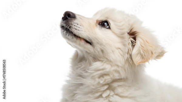 Fototapeta dog isolated on white background