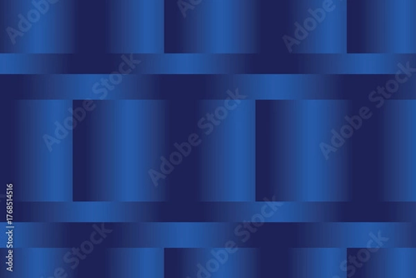Fototapeta Deep Blue Gradient Geometric Pattern – Modern Creative Design