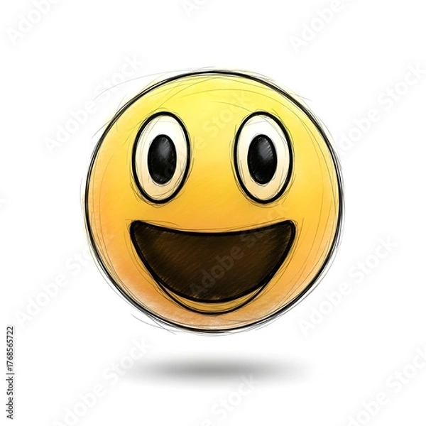 Obraz Emoji 3D In Happy Emotion