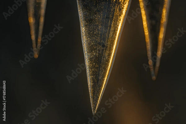 Obraz icicles on a roof