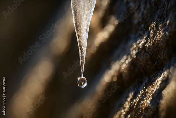 Obraz Melting icecle