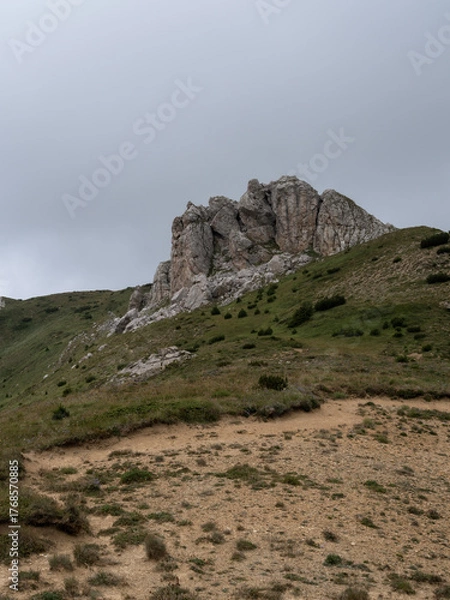 Obraz mountain landscape on peak of the balkans trail in Montenegro