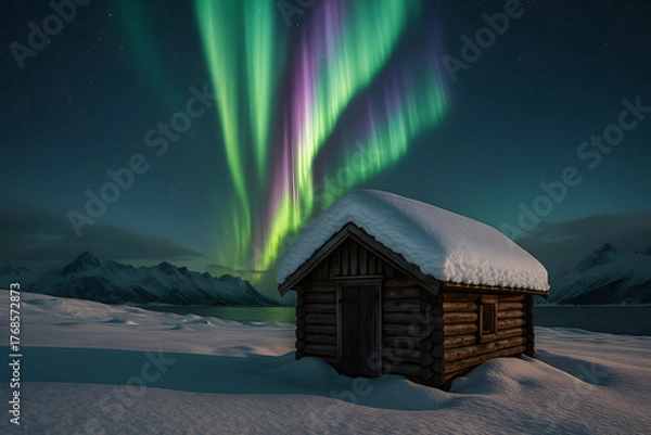 Obraz Focus on Foreground Aroura