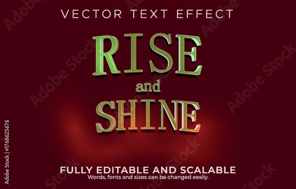 Fototapeta text effect