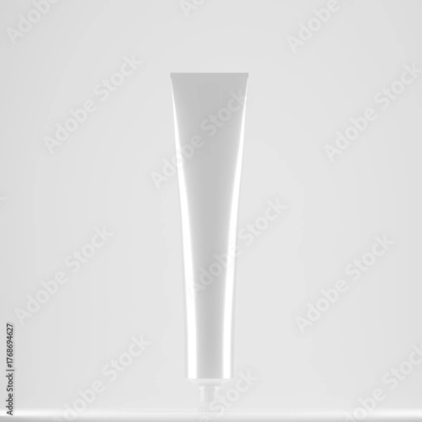 Obraz Blank White Squeeze Tube Mockup