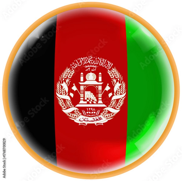 Obraz afghanistan flag