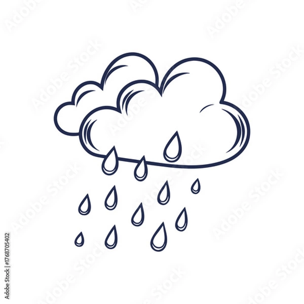 Fototapeta weather icon vector illustration