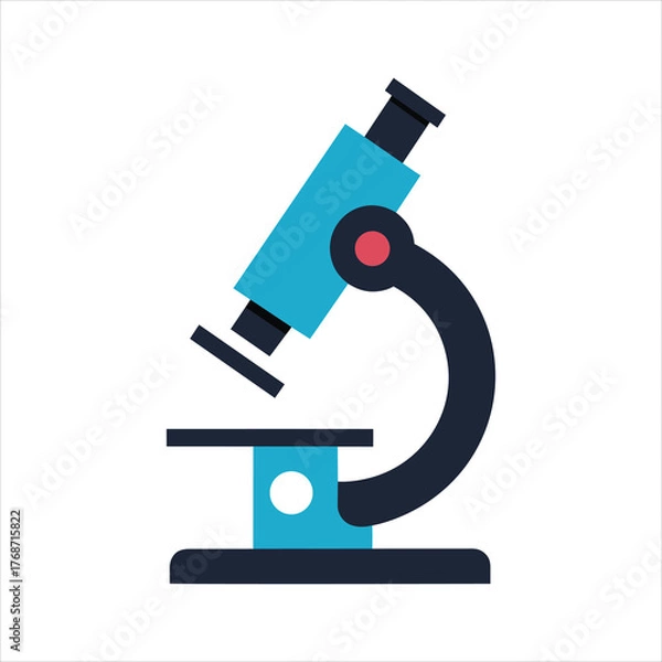 Fototapeta Lab Microscope Icon Vector Illustration Design