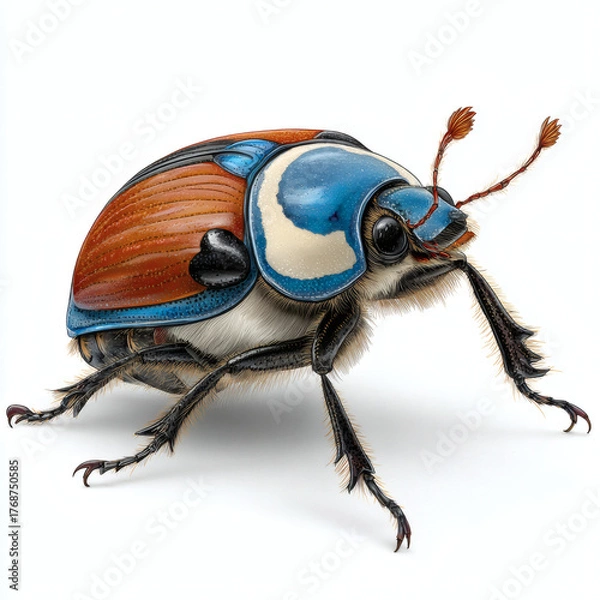 Fototapeta ladybug on white background