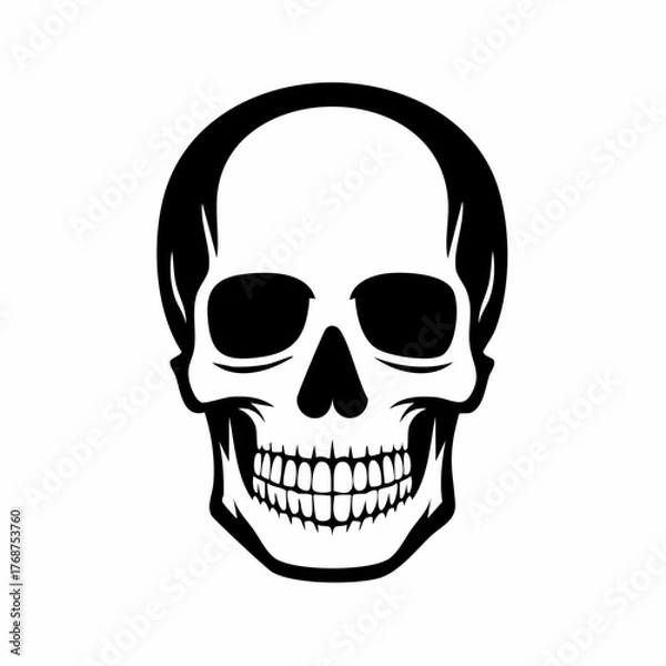 Obraz skull and crossbones icon