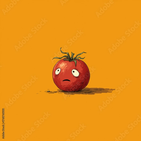 Obraz A depressed tomato