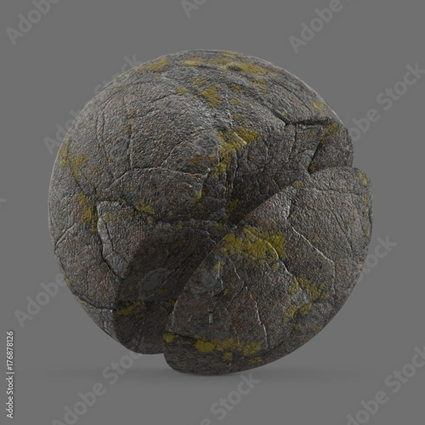 Obraz Omszały granit