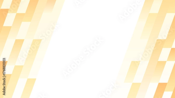 Fototapeta オレンジのグラデーションの上昇する平行四辺形の飾りフレーム