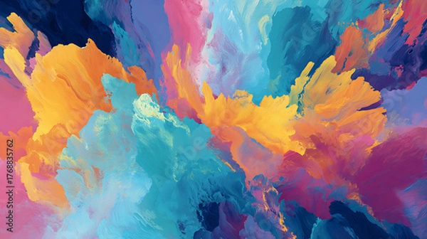 Obraz Colorful Abstract Backgrounds Designed for Creative Brands and Digital Projects