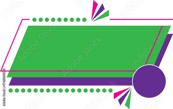 Obraz Lower Third Animated Name Box and Logo Overlay Background