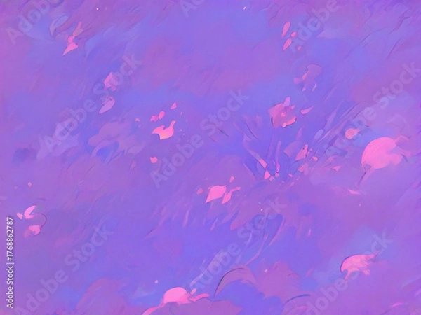 Obraz Purple-based digital abstract art