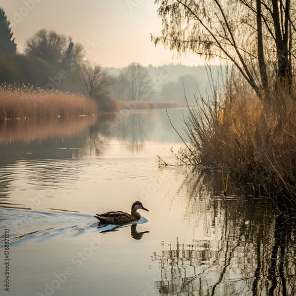 Obraz ducks on the lake