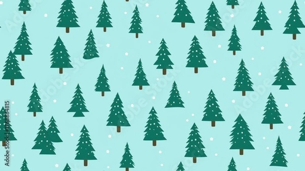 Obraz Christmas tree backgrounds plant repetition.