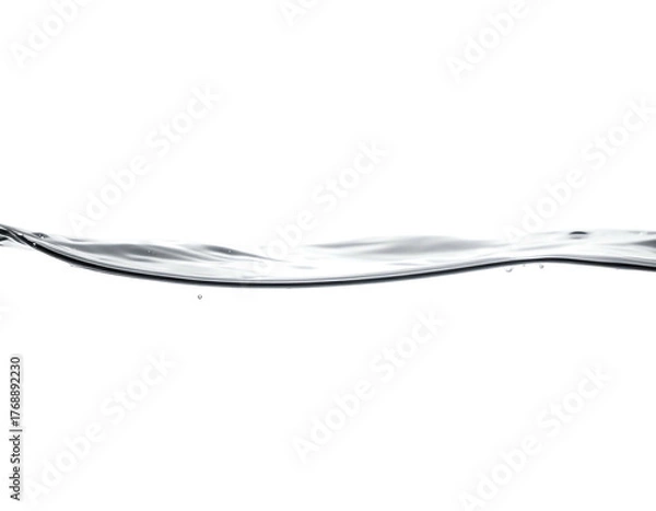 Fototapeta A shimmering, glassy surface stretches across a dark backdrop, creating a sleek and minimalist presentation