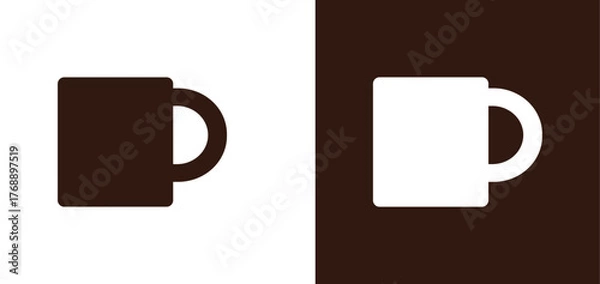 Obraz mug of coffee or tea vector