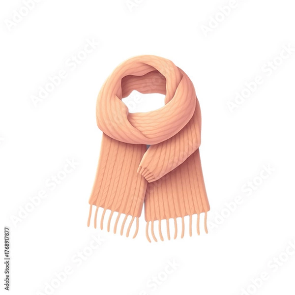 Obraz Orange Scarf Winter Accessory