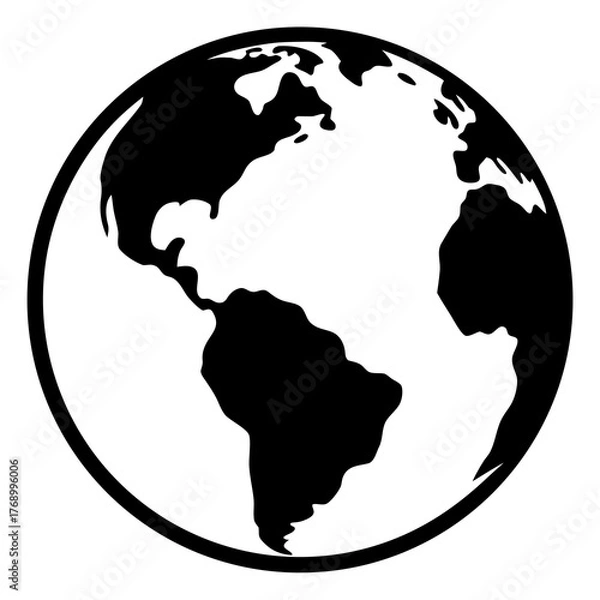 Obraz globe icon vector illustration