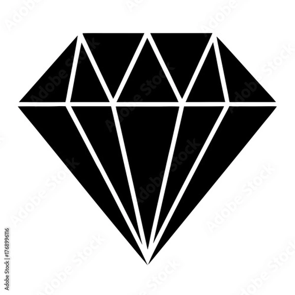 Obraz diamond vector icon