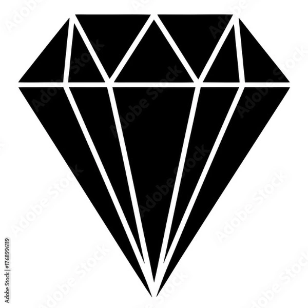 Obraz diamond vector icon