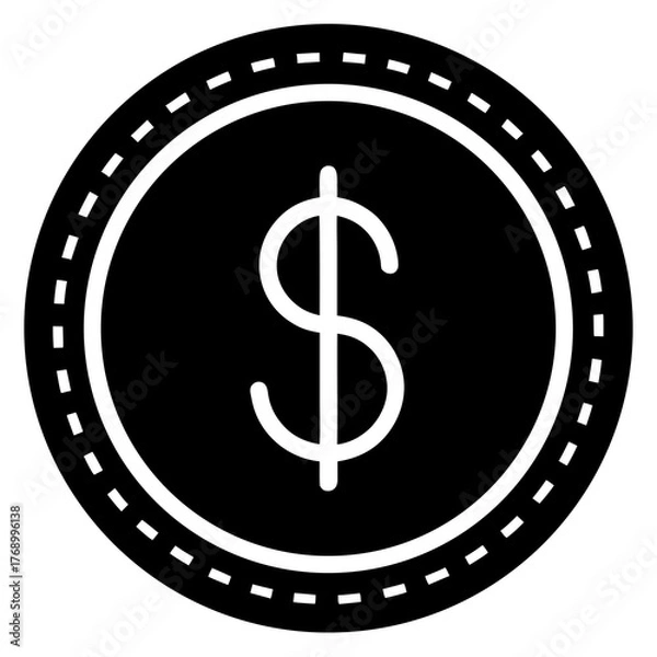 Obraz dollar symbol icon