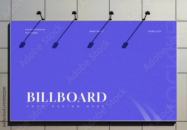 Fototapeta Billboard Mockup Template