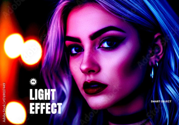 Obraz Light Photo Effect Template