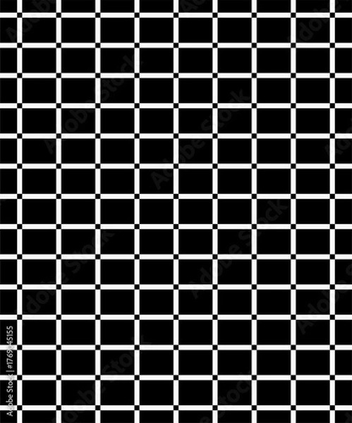 Obraz black and white seamless pattern background wallpaper  llinig line code wall tile .