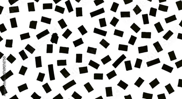 Fototapeta seamless pattern background versatile abstract confetti shapes on a clean white backdrop perfect for playful branding or cheerful digital designs.