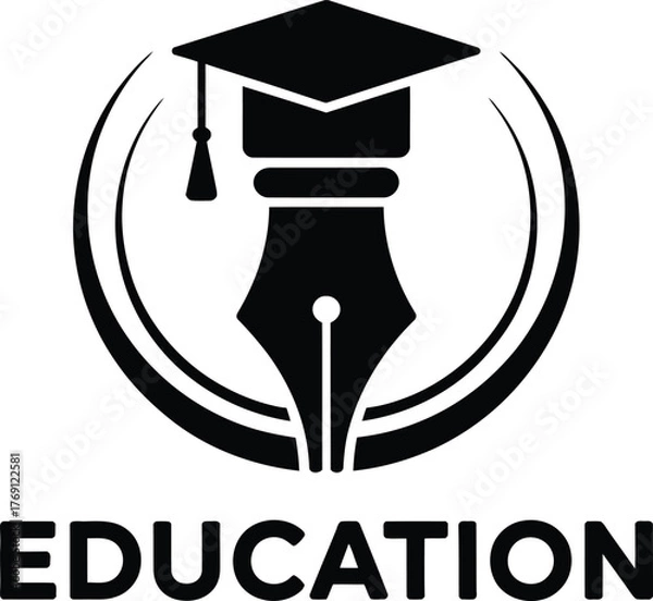 Fototapeta Abstract geometric pattern with sharp lines and contrasting colors creating a dynamic visual effect