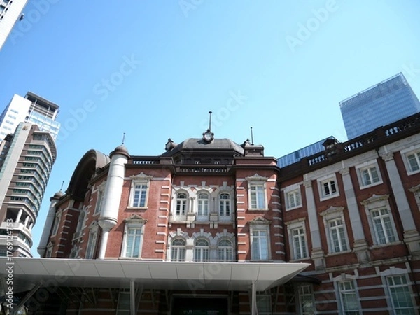 Obraz 青空と東京駅